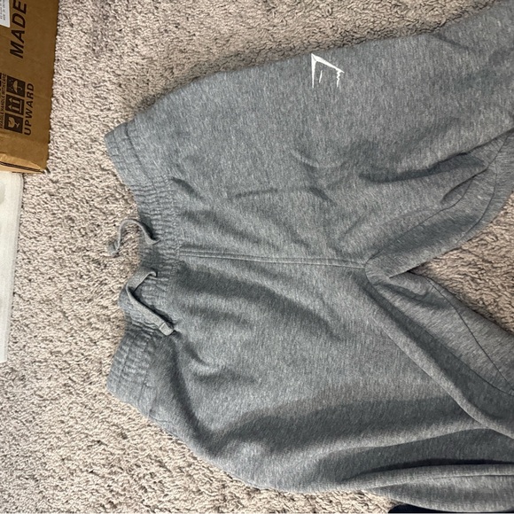Gymshark Gray Jogger Sweatpants Elastic Waistband - Picture 4 of 4